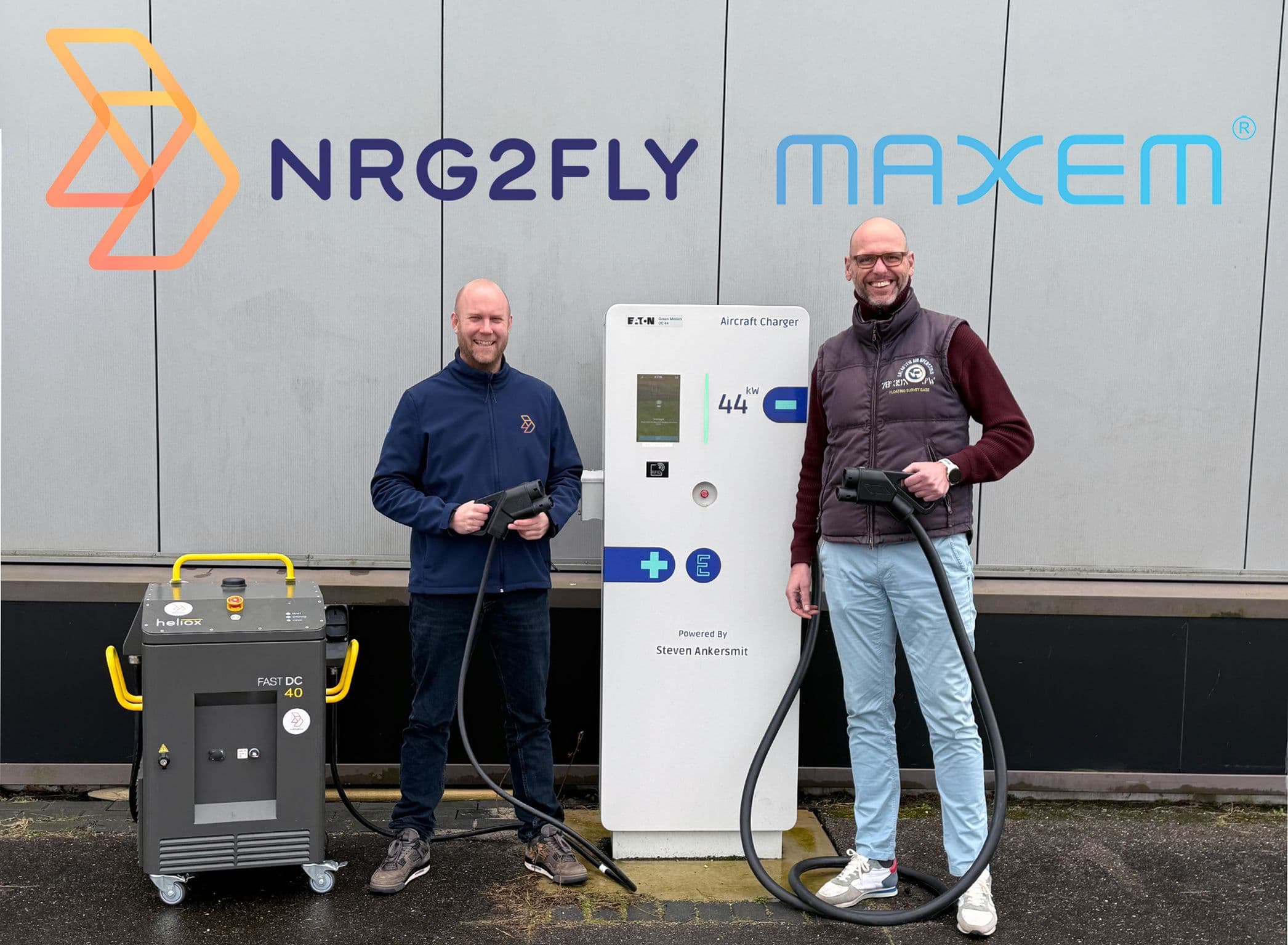 Maxem & NRG2fly bundelen krachten om elektrificatie van luchthavens te versnellen